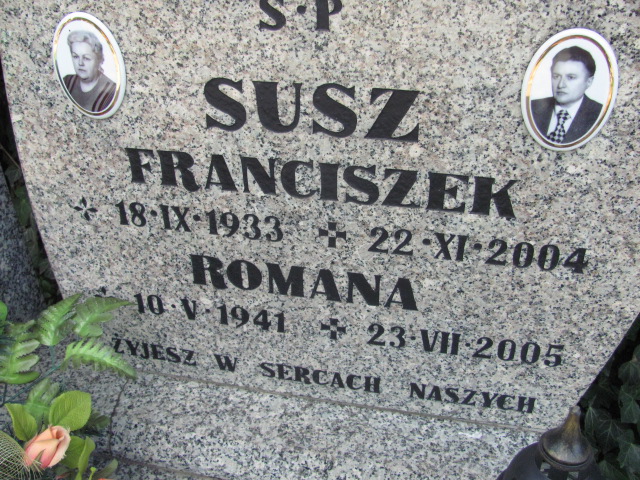 Franciszek Susz 1933 Oława - Grobonet - Wyszukiwarka osób pochowanych