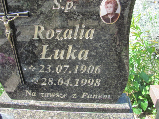 Rozalia Łuka 1906 Oława - Grobonet - Wyszukiwarka osób pochowanych