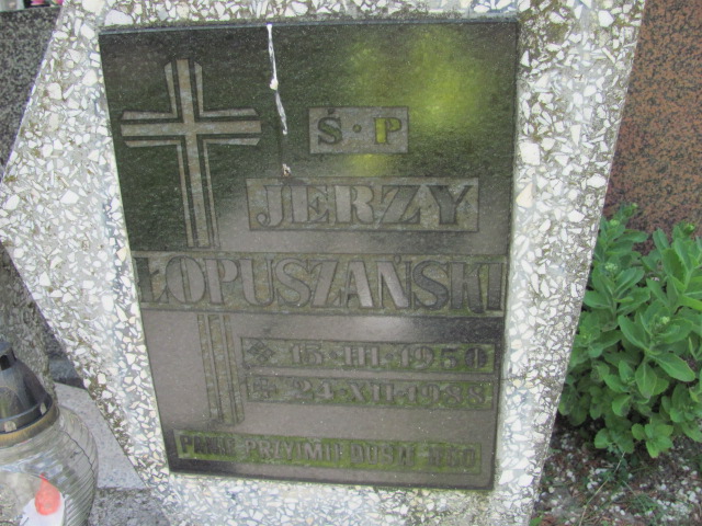 Jerzy Łopuszański 1950 Oława - Grobonet - Wyszukiwarka osób pochowanych