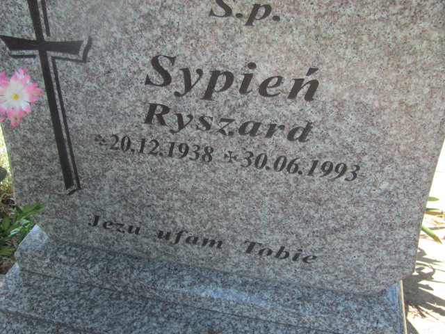 Ryszard Sypień 1938 Oława - Grobonet - Wyszukiwarka osób pochowanych