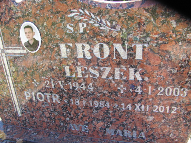 Leszek Front 1944 Oława - Grobonet - Wyszukiwarka osób pochowanych