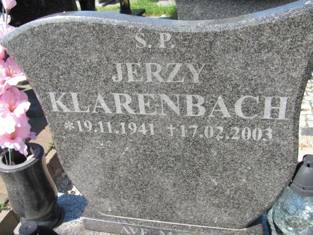 Andrzej Klarenbach 1969 Oława - Grobonet - Wyszukiwarka osób pochowanych