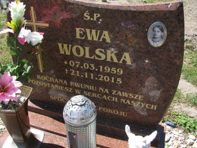 Ewa Wolska 1959 Oława - Grobonet - Wyszukiwarka osób pochowanych