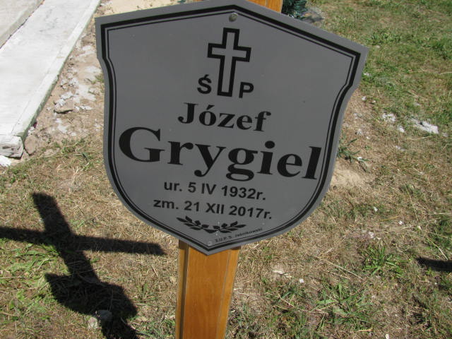 Józef Grygiel 1932 Oława - Grobonet - Wyszukiwarka osób pochowanych