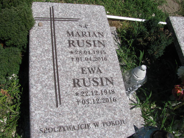 Ewa Rusin 1948 Oława - Grobonet - Wyszukiwarka osób pochowanych