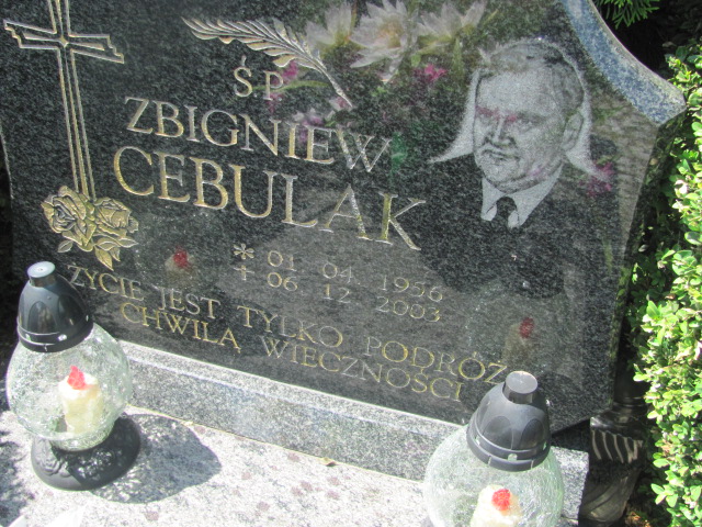 Zbigniew Cebulak 1956 Oława - Grobonet - Wyszukiwarka osób pochowanych