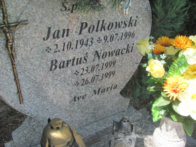 Bartłomiej Nowacki 1999 Oława - Grobonet - Wyszukiwarka osób pochowanych