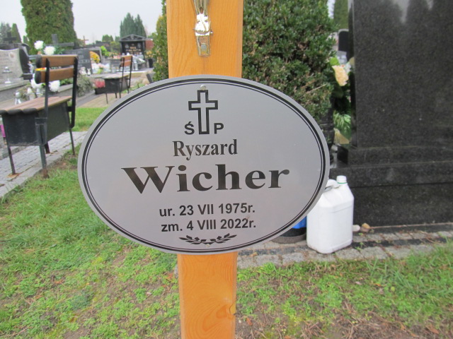 Ryszard Wicher 1975 Oława - Grobonet - Wyszukiwarka osób pochowanych