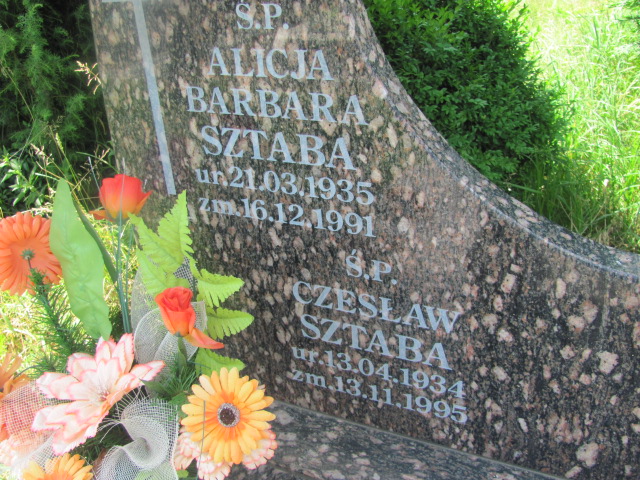 Alicja Barbara Sztaba 1935 Oława - Grobonet - Wyszukiwarka osób pochowanych