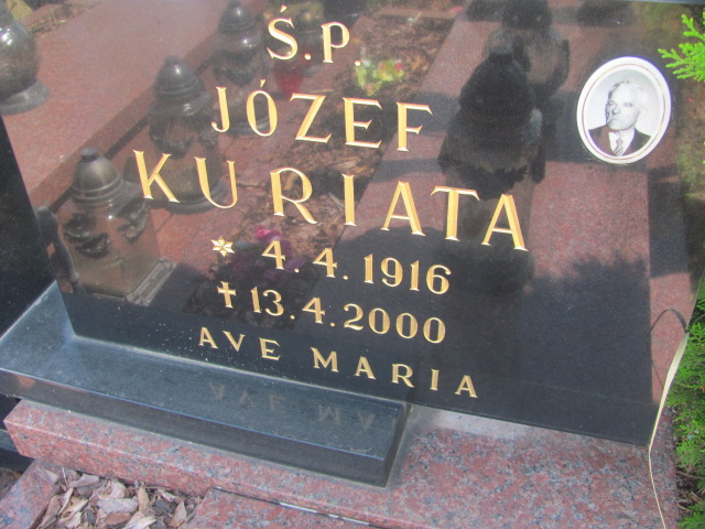 Józef Kuriata 1916 Oława - Grobonet - Wyszukiwarka osób pochowanych