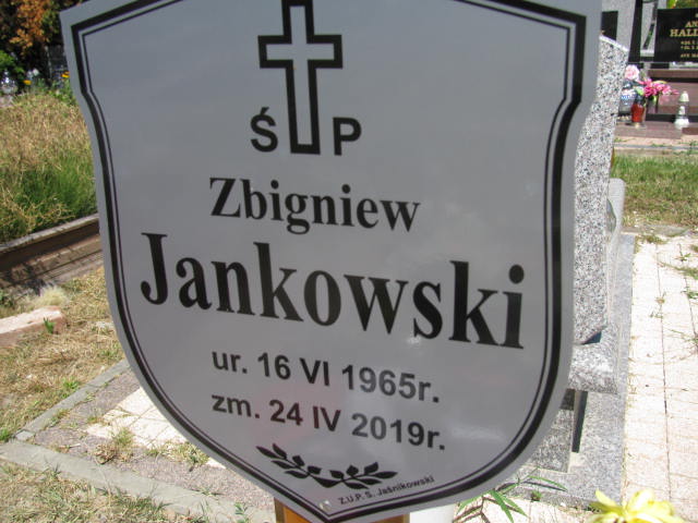 Zbigniew Jankowski 1965 Oława - Grobonet - Wyszukiwarka osób pochowanych