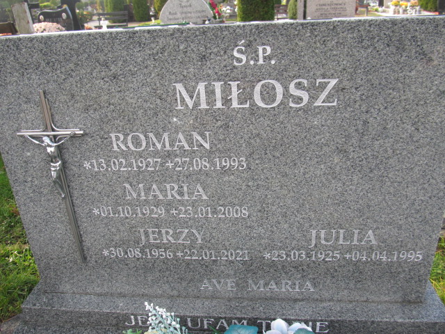 Julia Miłosz 1925 Oława - Grobonet - Wyszukiwarka osób pochowanych