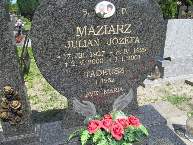 Tadeusz Maziarz Oława - Grobonet - Wyszukiwarka osób pochowanych