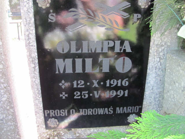 Olimpia Milto 1916 Oława - Grobonet - Wyszukiwarka osób pochowanych