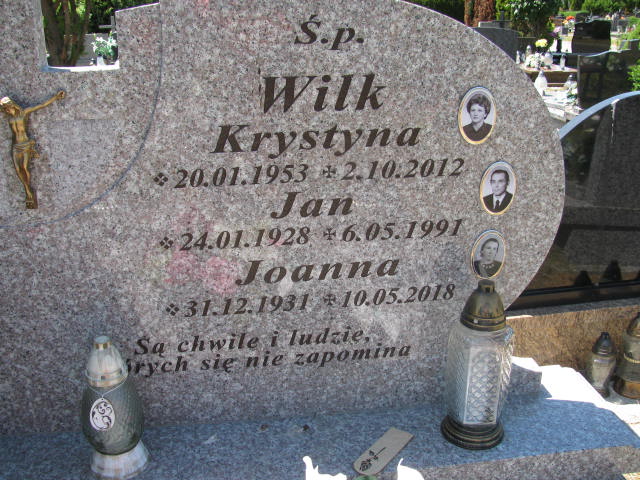 Joanna Wilk 1931 Oława - Grobonet - Wyszukiwarka osób pochowanych