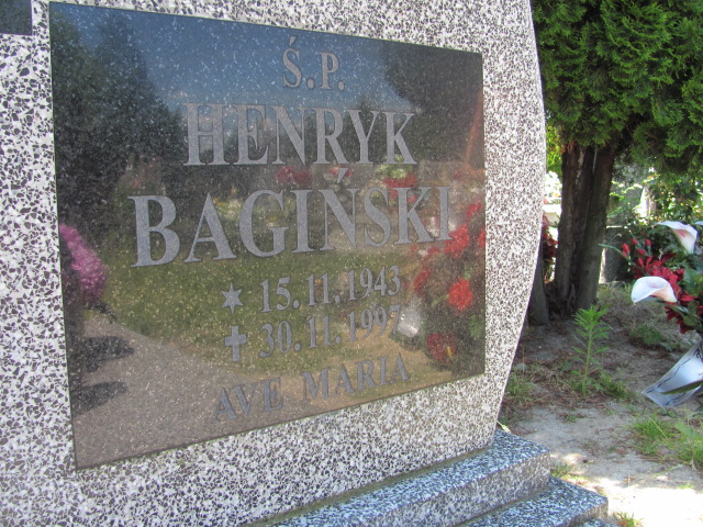 Henryk Bagiński 1943 Oława - Grobonet - Wyszukiwarka osób pochowanych
