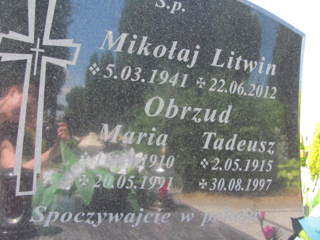 Mikołaj Litwin 1941 Oława - Grobonet - Wyszukiwarka osób pochowanych