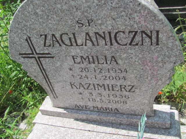 Emilia Zaglaniczna 1934 Oława - Grobonet - Wyszukiwarka osób pochowanych