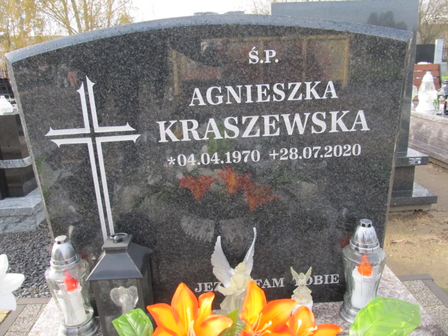 Agnieszka Kraszewska 1970 Oława - Grobonet - Wyszukiwarka osób pochowanych