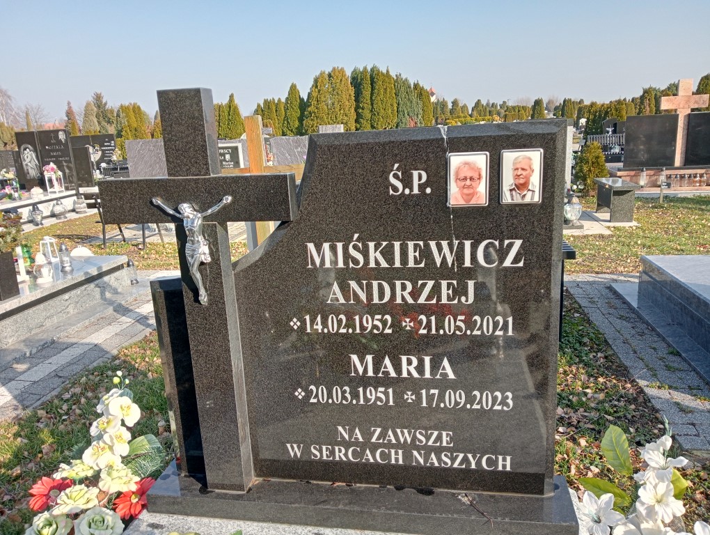 Andrzej Miśkiewcz 1952 Oława - Grobonet - Wyszukiwarka osób pochowanych