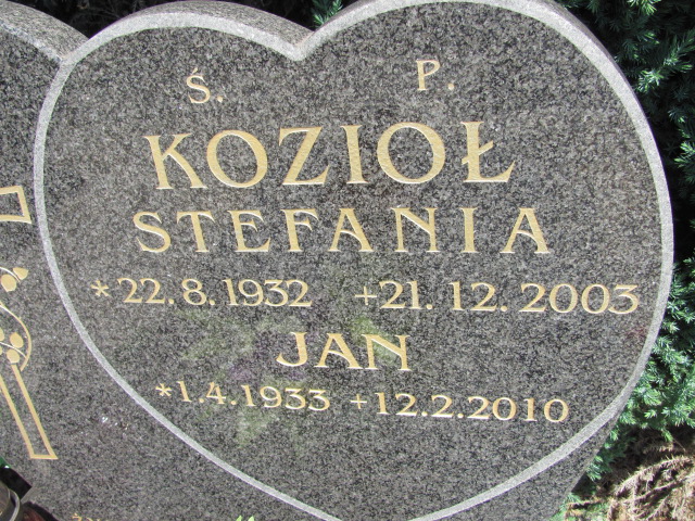 Stefania Kozioł 1932 Oława - Grobonet - Wyszukiwarka osób pochowanych