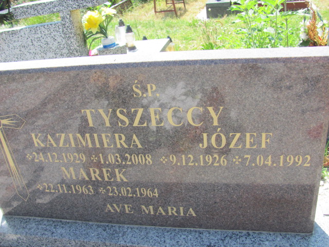 Kazimiera Tyszecka 1929 Oława - Grobonet - Wyszukiwarka osób pochowanych