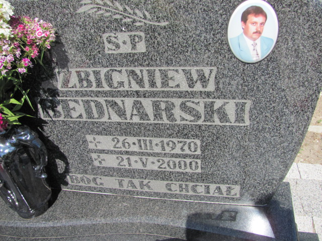 Zbigniew Bednarski 1970 Oława - Grobonet - Wyszukiwarka osób pochowanych