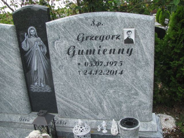 Grzegorz Gumienny 1975 Oława - Grobonet - Wyszukiwarka osób pochowanych