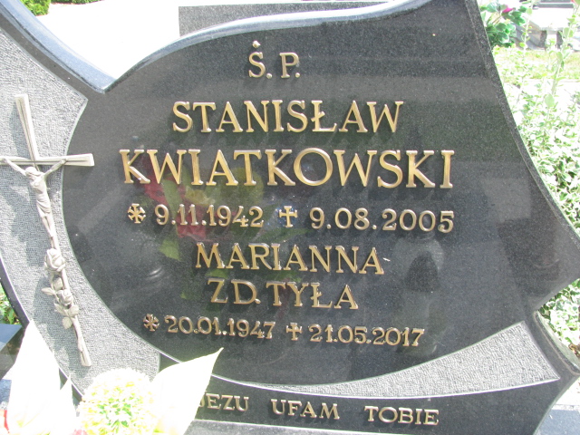 Marianna Teresa Kwiatkowska  1947 Oława - Grobonet - Wyszukiwarka osób pochowanych