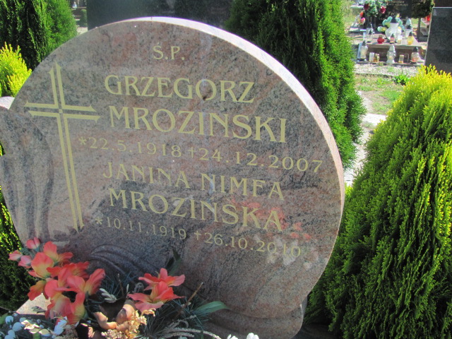 Grzegorz Mroziński 1918 Oława - Grobonet - Wyszukiwarka osób pochowanych