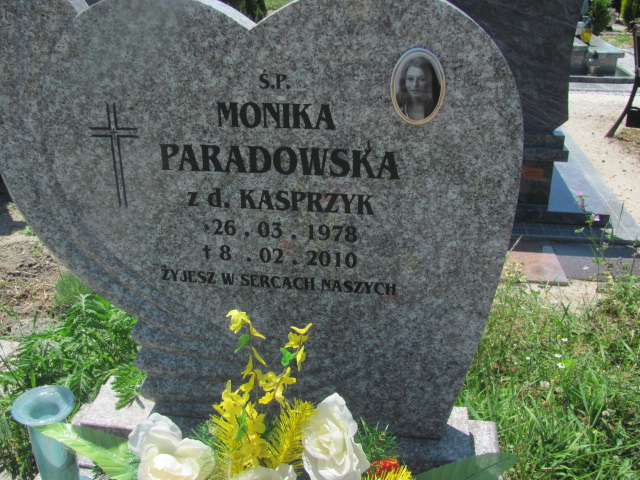 Monika Ewa Paradowska 1978 Oława - Grobonet - Wyszukiwarka osób pochowanych
