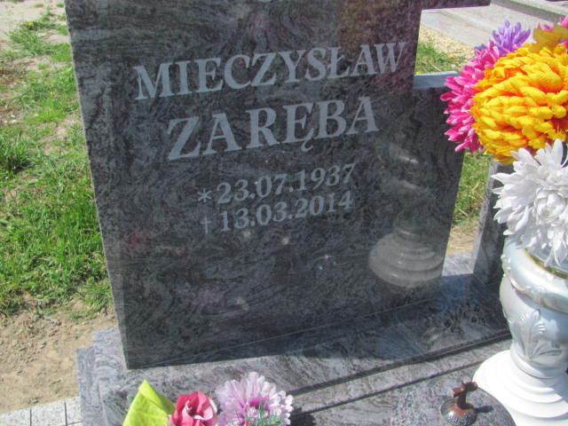 Mieczysław Zaręba 1937 Oława - Grobonet - Wyszukiwarka osób pochowanych